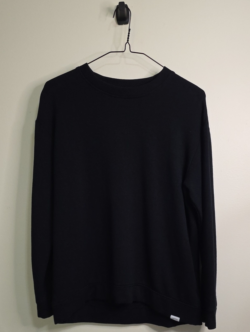 Orvis Black Crewneck Sweater